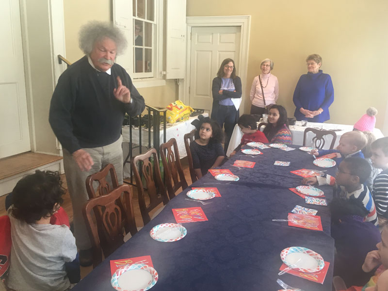 einstein surprise party at morven